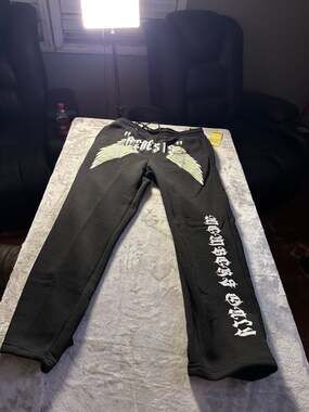 Members Only Genesis Lost Generation Black Fleece Stacked Sweatpants